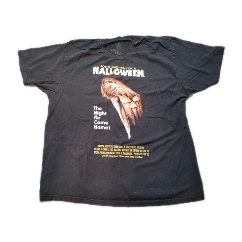 Halloween The Night He Came Home! Movie Promo Size XXL Black